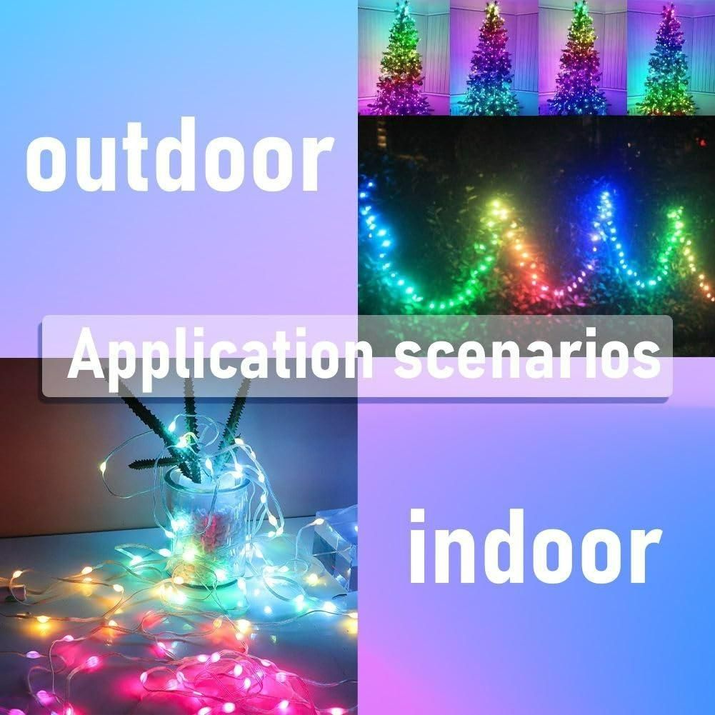 100 LED RGB Multicolor String Lights – 10 m USB Powered