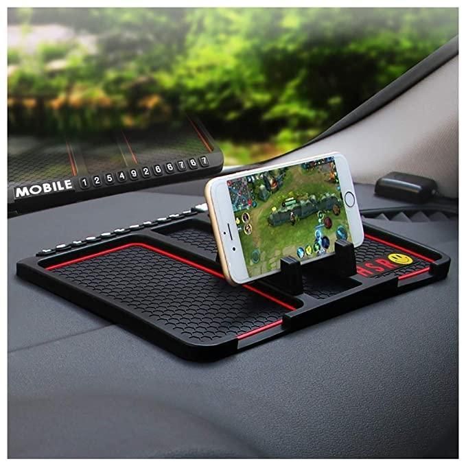 Car Accessories Multifunction Phone & GPS Holder with Anti-Slip Silicone Pad