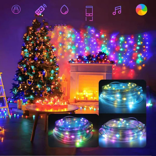 100 LED RGB Multicolor String Lights – 10 m USB Powered
